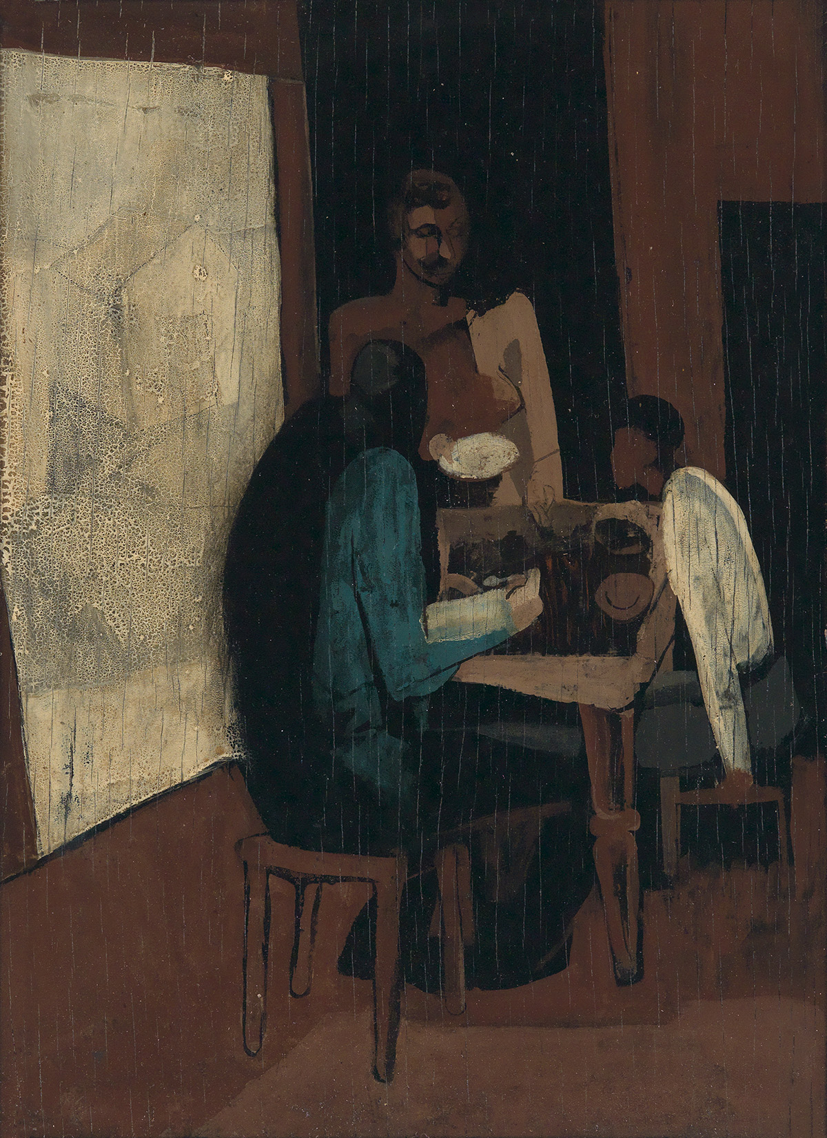 RONALD JOSEPH (1910 - 1992) Untitled (Family at the Table).
